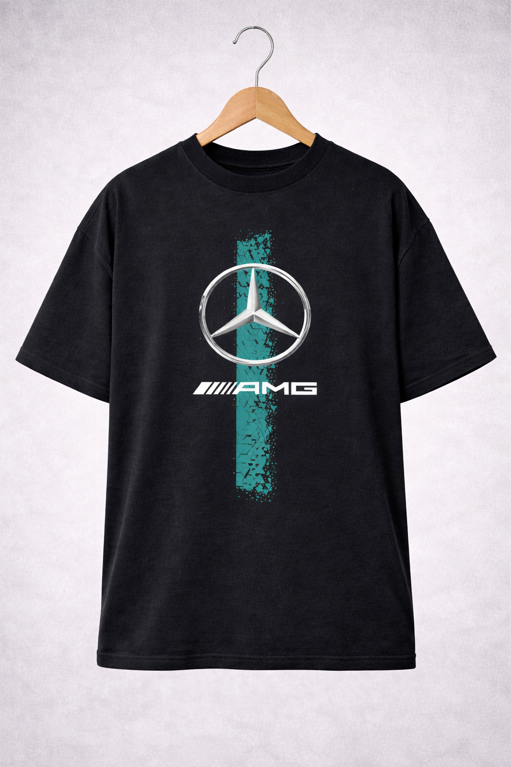 F1 MERCEDES BLACK TSHIRT