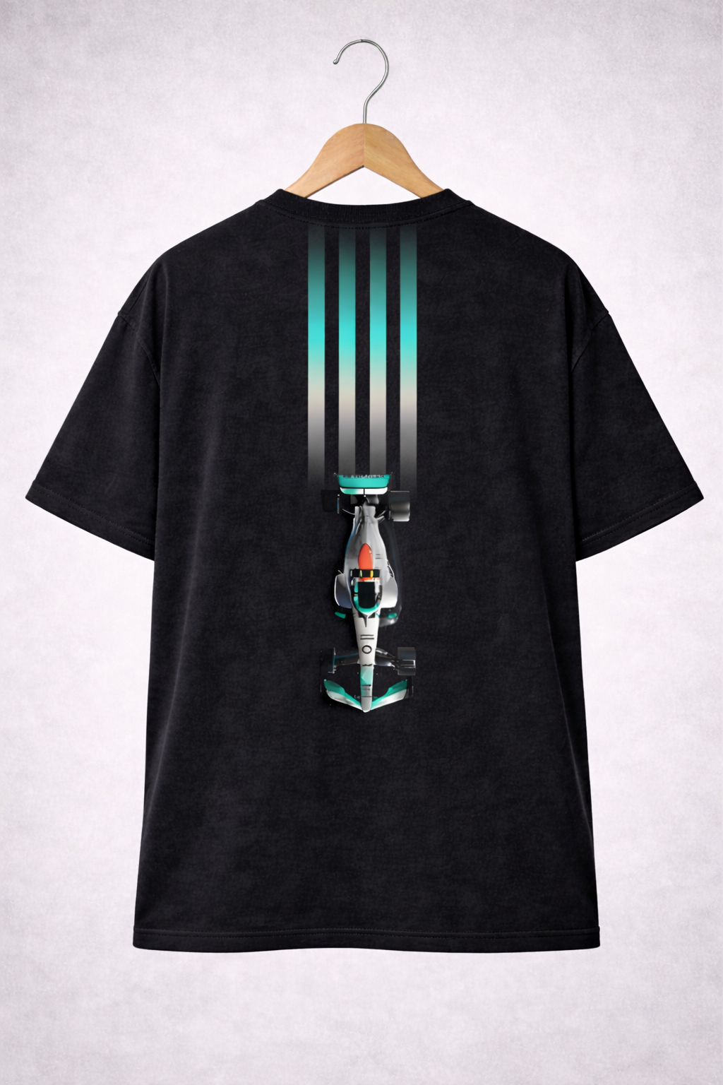 F1 MERCEDES BLACK TSHIRT